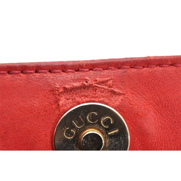 Gucci 1955 Horse-bit red leather & suede cross body - Picture 9 of 16